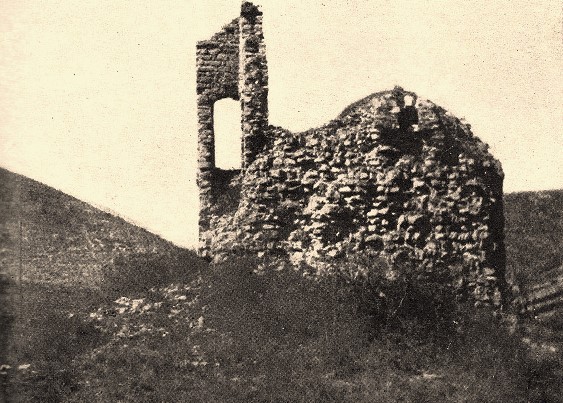 Les ruines du Castellas (cpa) 
