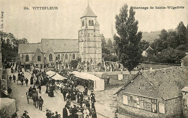 Vittefleur seine maritime eglise saint martin cpa