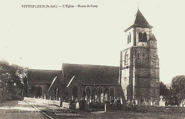 Vittefleur seine maritime eglise saint martin cpa