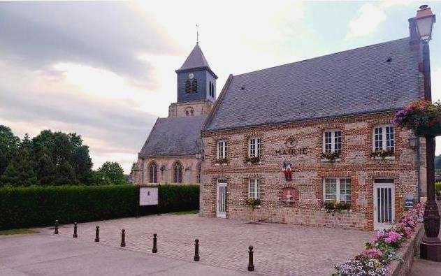 Vittefleur seine maritime mairie et eglise