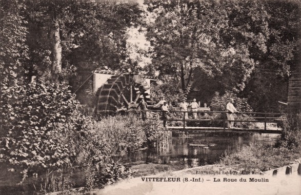 Vittefleur seine maritime moulin cpa