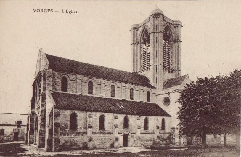 Vorges (Aisne) CPA Eglise