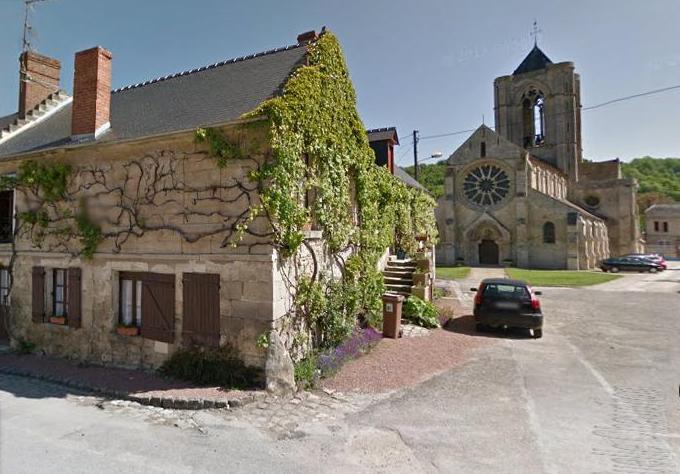 Vorges (Aisne) Ruelle Chaudron et église