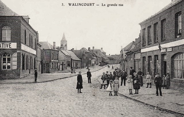 Walincourt selvigny 59 walincourt la grande rue cpa