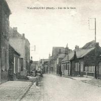 Walincourt selvigny 59 walincourt la rue de la gare cpa