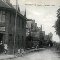 Walincourt selvigny 59 walincourt la rue du chateau cpa