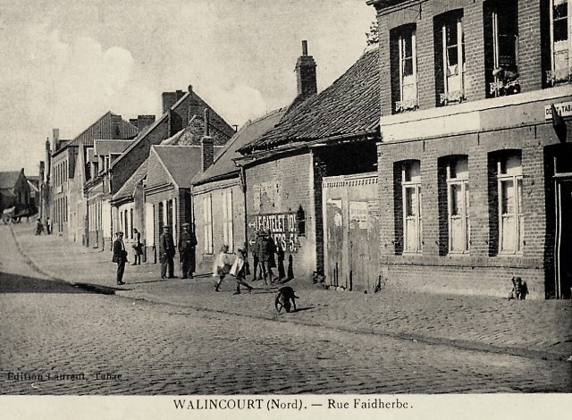 Walincourt selvigny 59 walincourt la rue faidherbe cpa