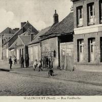 Walincourt selvigny 59 walincourt la rue faidherbe cpa