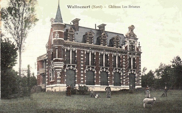 Walincourt selvigny 59 walincourt le chateau des briseux cpa