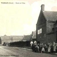 Wambaix 59 l ecole des filles cpa