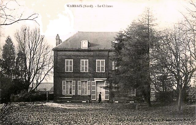 Wambaix 59 le chateau cpa