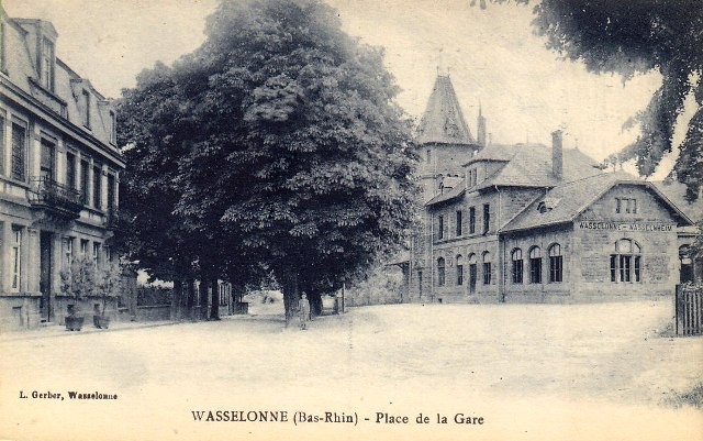 Wasselonne 67 la gare cpa