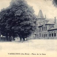 Wasselonne 67 la gare cpa