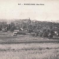 Wasselonne 67 la gare cpa