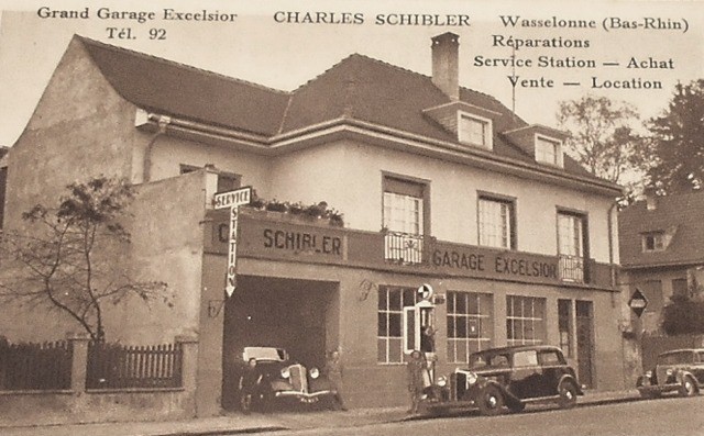 Wasselonne 67 le garage excelsior cpa