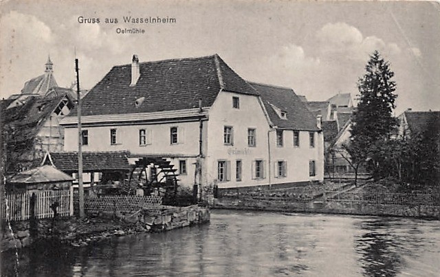 Wasselonne 67 le moulin a eau cpa