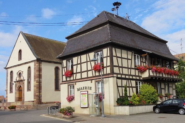 Wingersheim-les-quatre-bans 67 la mairie