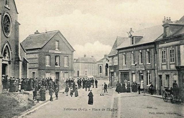 Yebleron seine maritime eglise saint leger la place cpa