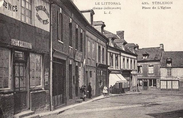 Yebleron seine maritime mairie la place cpa