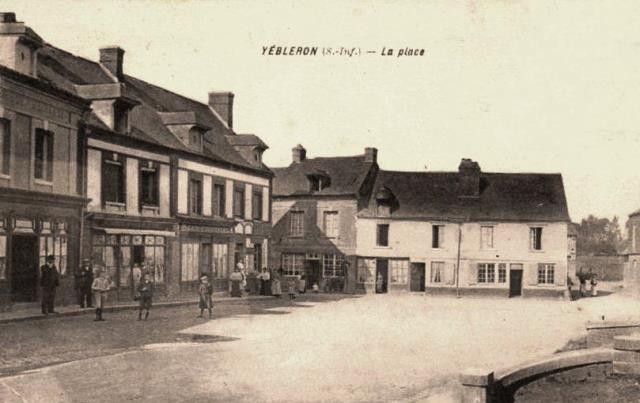 Yebleron seine maritime mairie la place cpa