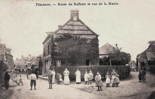 Yebleron seine maritime rue de la mairie cpa