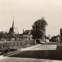 Ypreville biville seine maritime entree du village cpa