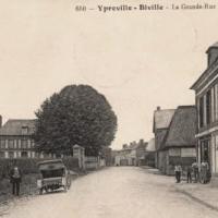 Ypreville biville seine maritime grande rue cpa