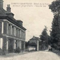 Ypreville biville seine maritime hotel de la poste cpa