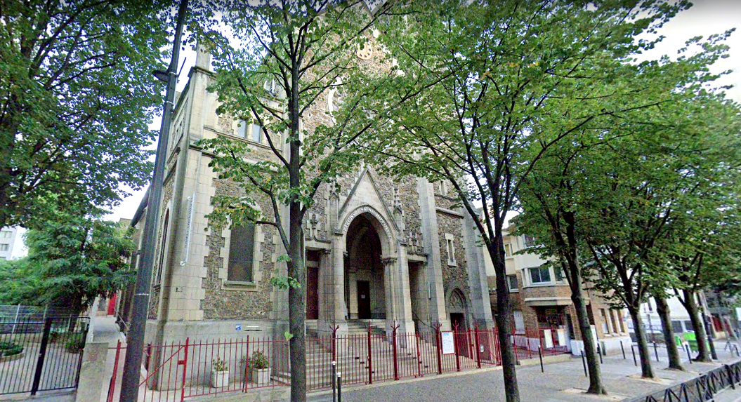 15 paris 75 13eme l eglise saint hyppolite et le dispensaire