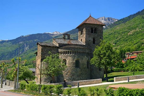 Aime la plagne savoie la basilique saint martin