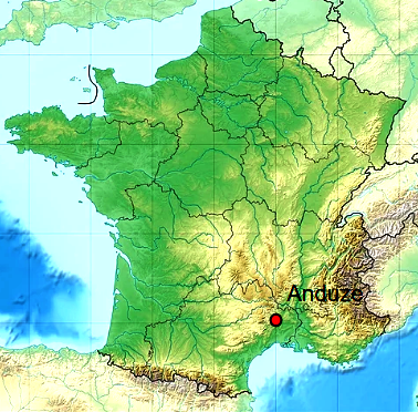 Anduze gard geo