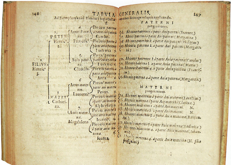 Arbre michel eyzinger 1590