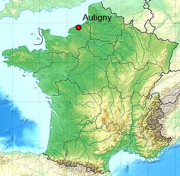 Autigny seine maritime geo