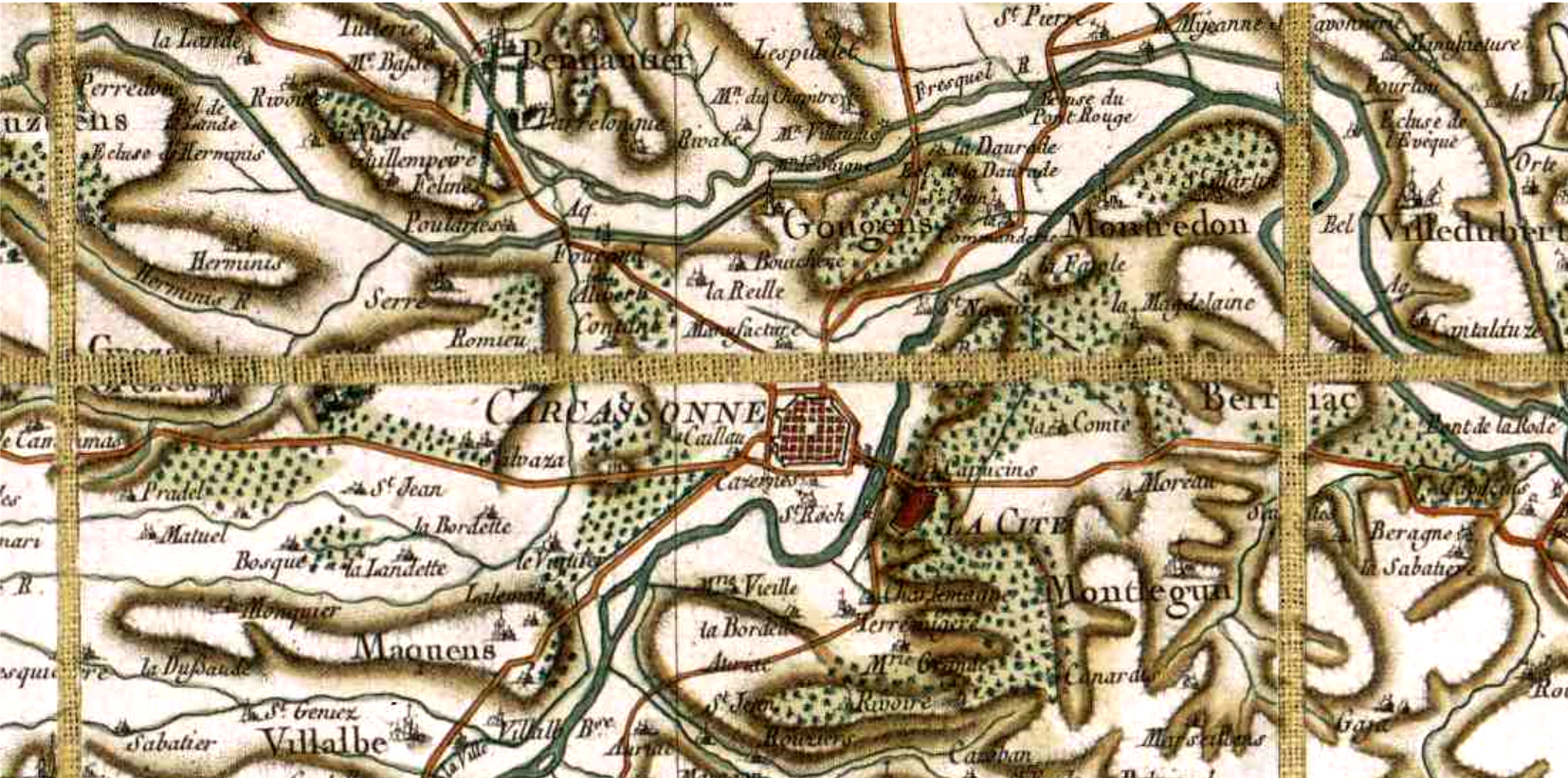 Carcassonne aude cassini