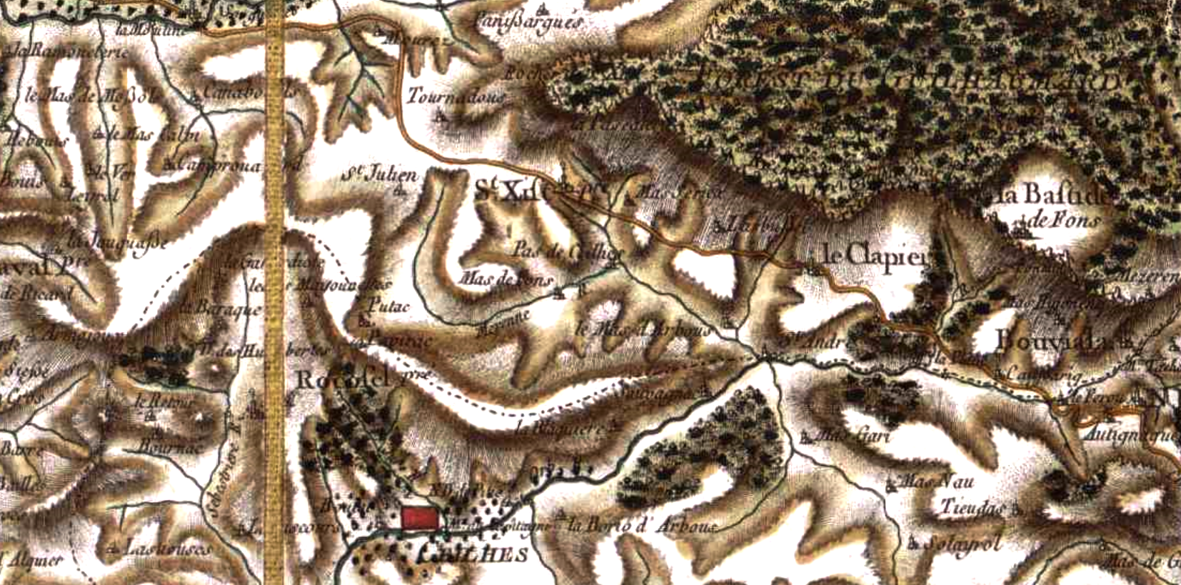 Ceilhes et rocozels herault cassini