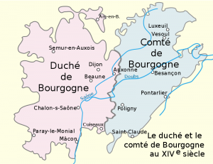 Duche et comte de bourgogne