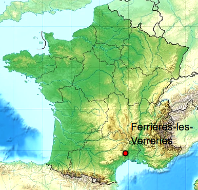 Ferrieres les verreries herault geo