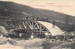 Montpaon, construction du pont