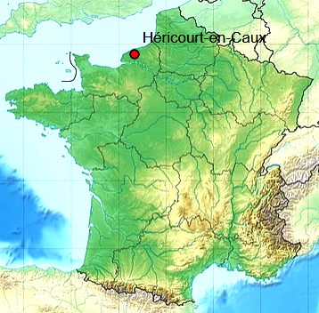 Hericourt en caux seine maritime geo