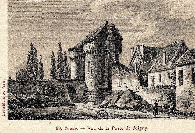 Joigny 89 le chateau gravure cpa