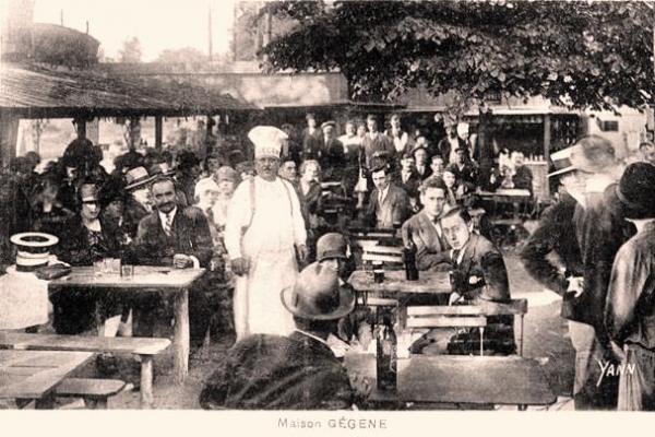 Joinville le pont val de marne guinguette chez gegene