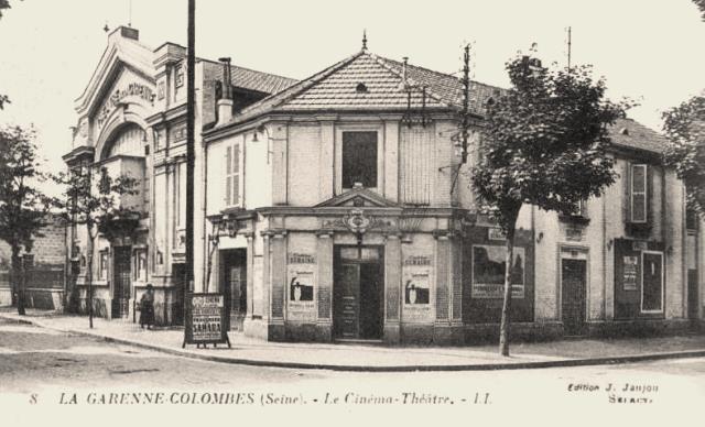 La garenne colombes 92 le cinema le voltaire cpa