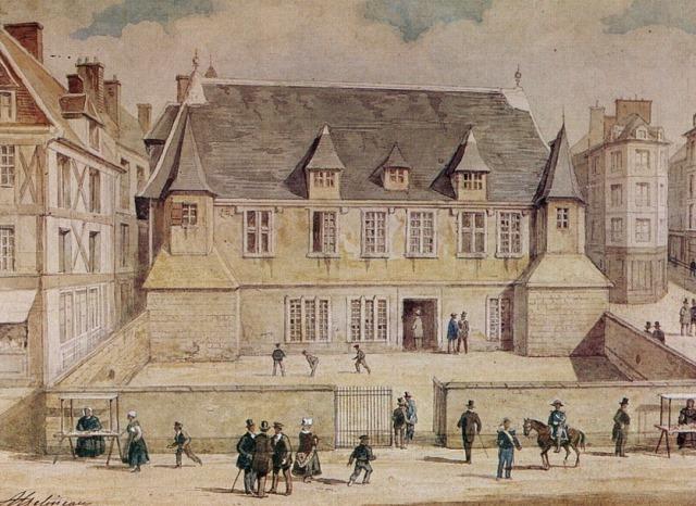 Le havre seine maritime le logis du roy gravure