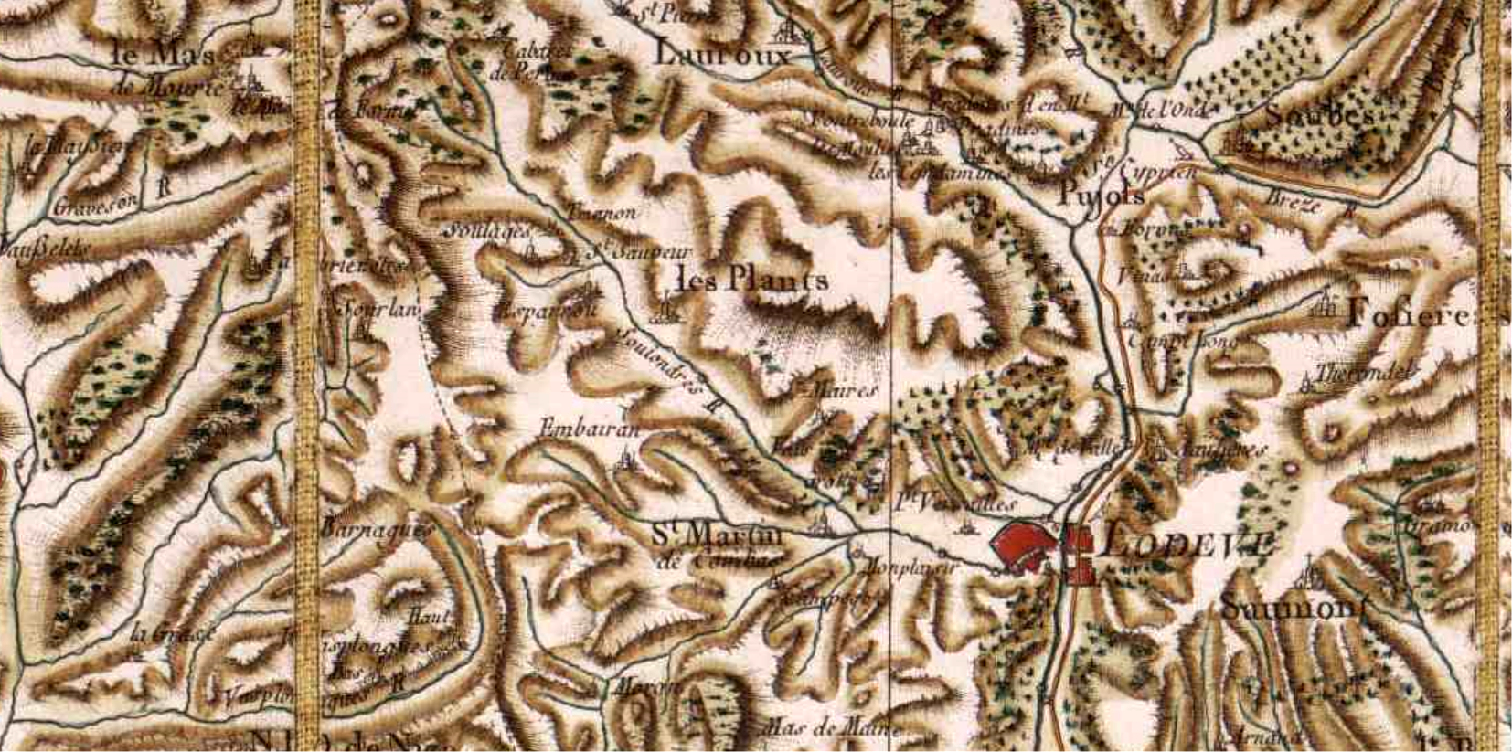 Les plans herault cassini