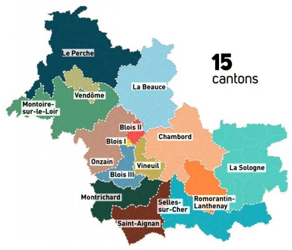 Loir et cher et cantons