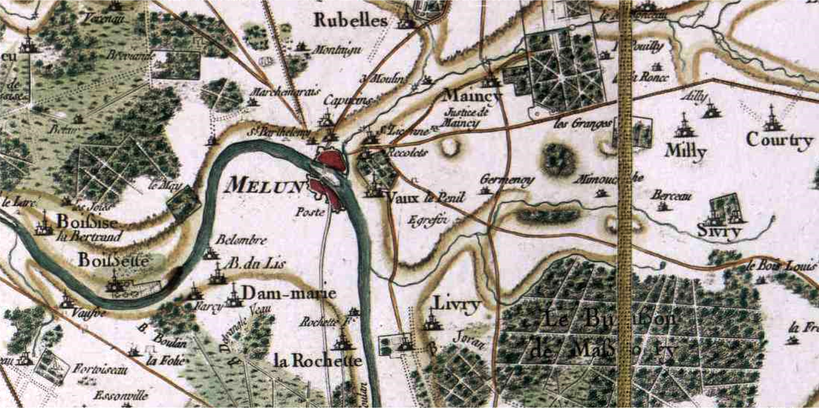 Melun seine et marne cassini