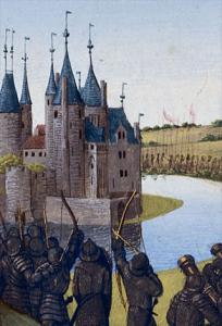 Melun seine et marne le chateau de melun gravure