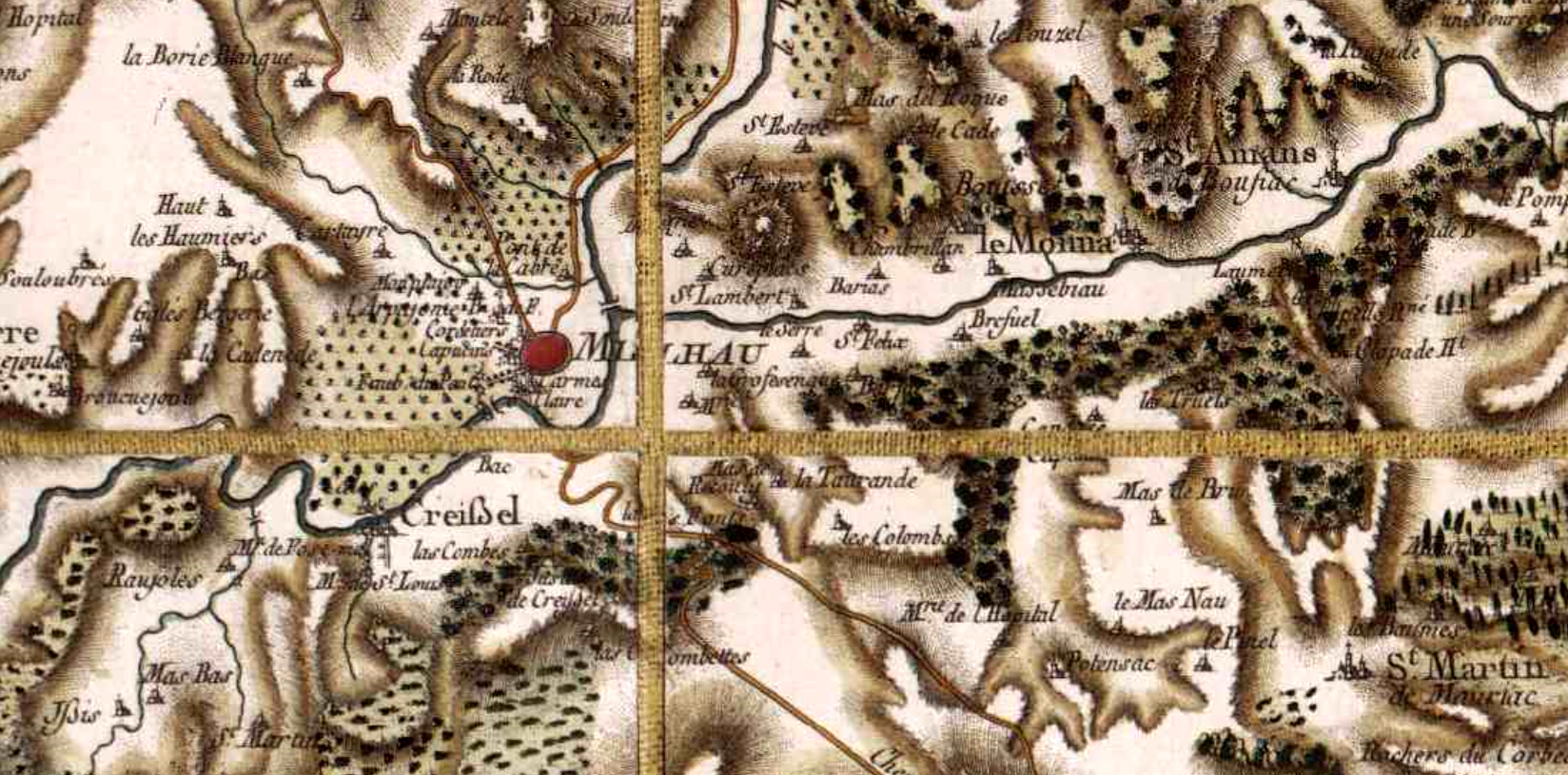 Millau aveyron cassini