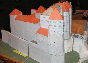Montfort cote d or le chateau maquette