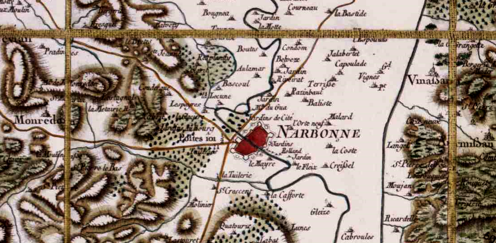 Narbonne aude cassini